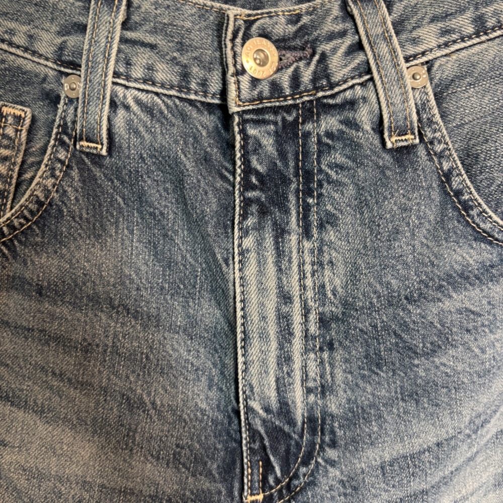 AG Adriano Goldschmied Hattie High Rise Barrel Wide Leg Blue Medium Wash Jean 29 - Picture 4 of 16